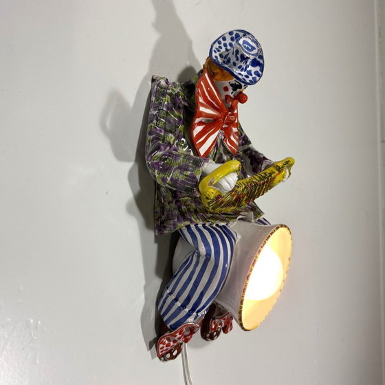 Applique in ceramica italiana Clown Anni '50 (photo 8 of 23)