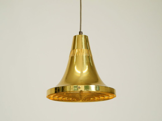 Image 1 of Originele Hans-Agne Jakobsson koperen hanglamp uit de jaren 60, model T 598, van Markaryd, Zweden