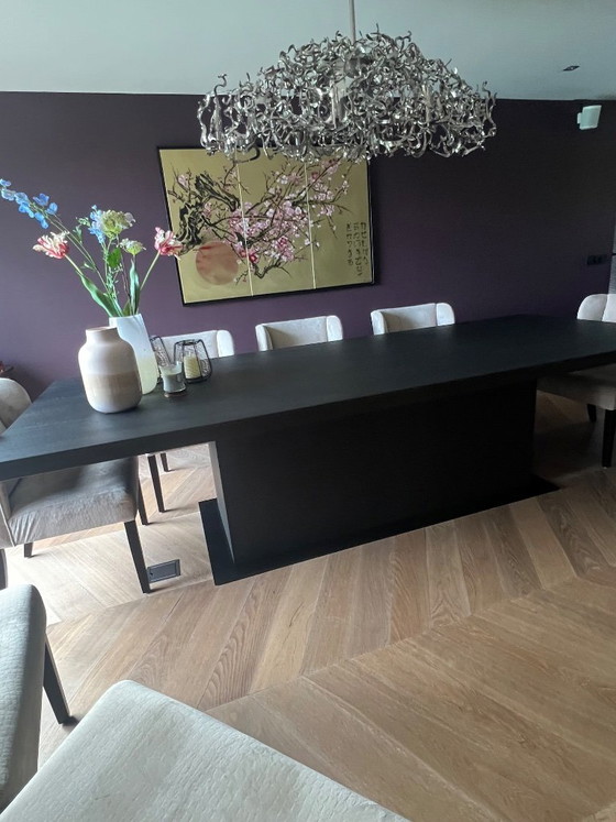Tavolo da pranzo rovere Quartz Black raschiato – Hofstede Raanhuis, Tavoli da pranzo, Legno (photo 3 of 10)