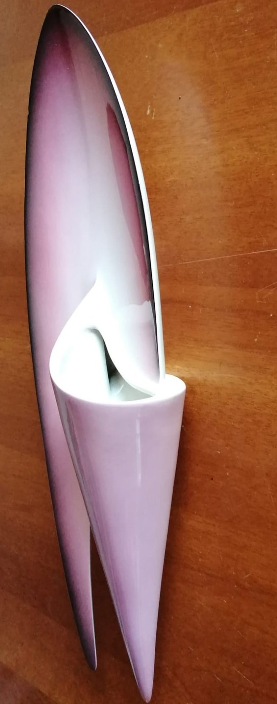 Image 1 of 1970er/1980er Jahre Keramik Wandvase oder Applikation