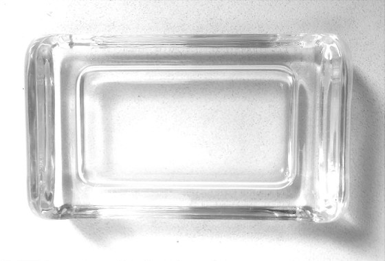 Image 1 of Bandeja de cristal para guardar ropa, década de 1960, 17,5 cm de ancho.