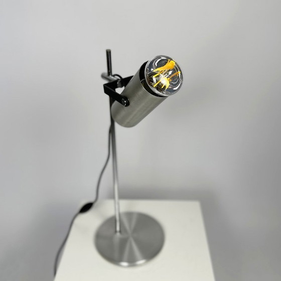 Image 1 of Vintage 1970s Aluminium & Chrome Desk Lamp