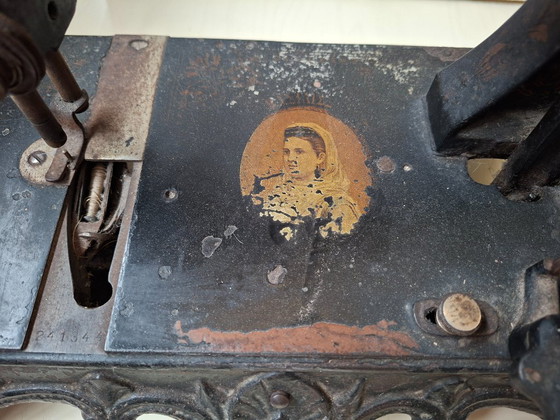 Image 1 of Rare Antique Junker & Ruh Sewing Machine - Model "Rhineland" / F - Late 19th Century