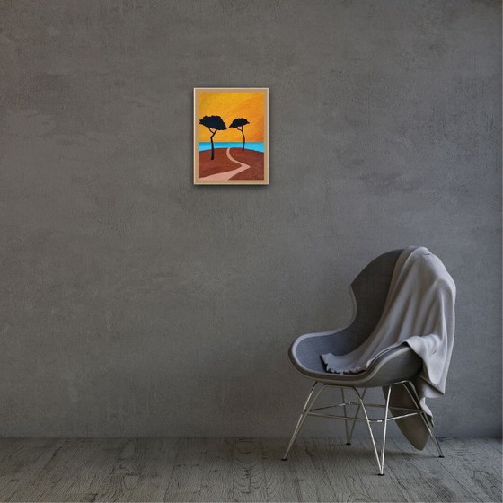 Image 1 of Óleo sobre lienzo, 40x30cm. Enmarcado.