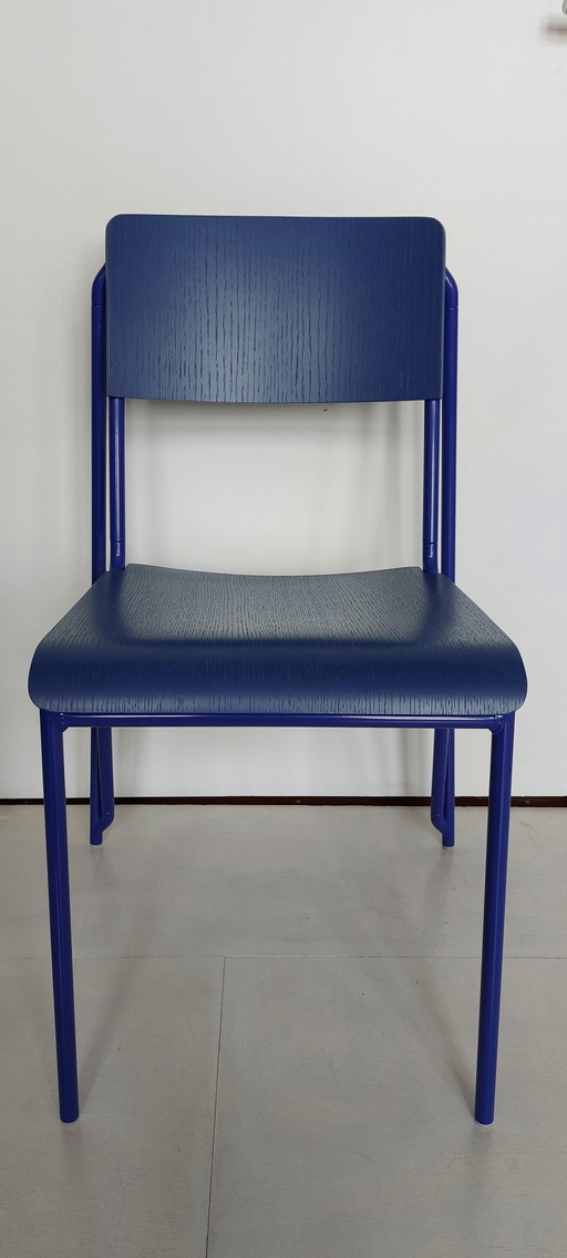 3x sedia da pranzo HAY Petit blu