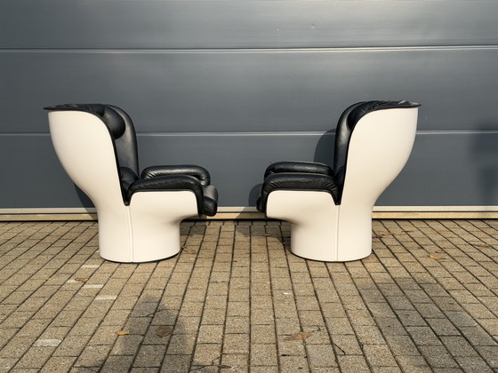 Image 1 of 2x 1st edition Comfort Joe Colombo Elda chairs Top condition!!