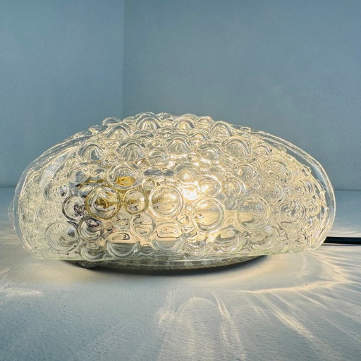 Aplique de pared antiguo de cristal burbuja vintage – wandlampen, Glass