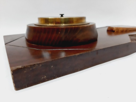 Image 1 of Vintage wandbarometer - thermometer