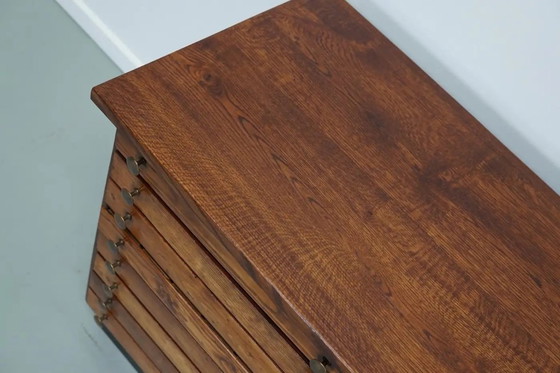 Image 1 of Alter deutscher Apothekerschrank aus Kiefer und Eiche, 1950er Jahre