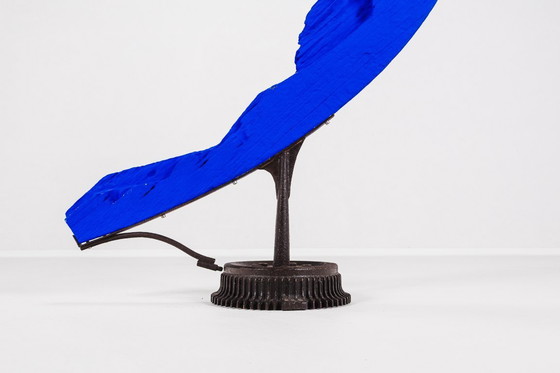 Image 1 of Handcrafted Ultramarine Sculpture by Bruno Helgen, Bali, 2000s