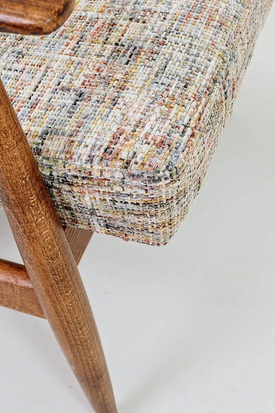 Image 1 of Scandinavische fauteuil veelkleurig gebreid boho-design van H.Lis ste