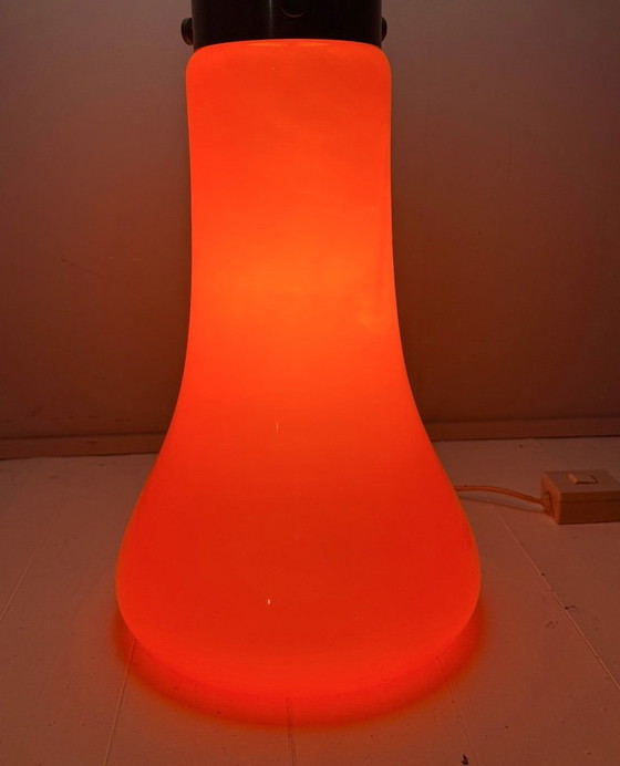 Image 1 of Lampadaire de style Space Age conçu par Carlo Nason pour Mazzega, modèle : « Brillo », Italie, années 1970