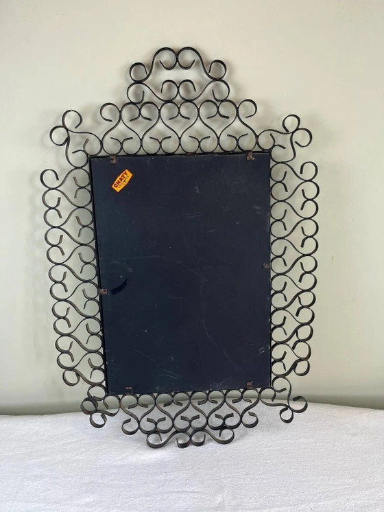 Specchio in ferro battuto Chaty Vallauris – Iron, Mid Century Modern (photo 14 of 16)