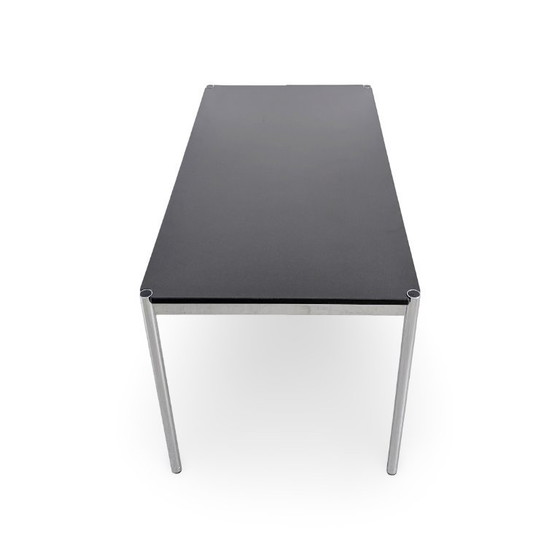 Image 1 of USM Haller tafel, granietdesign, bureau, zwart