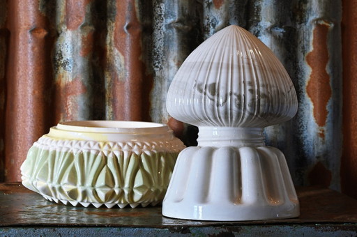 Ceramic art object Japanese Lotus Flower