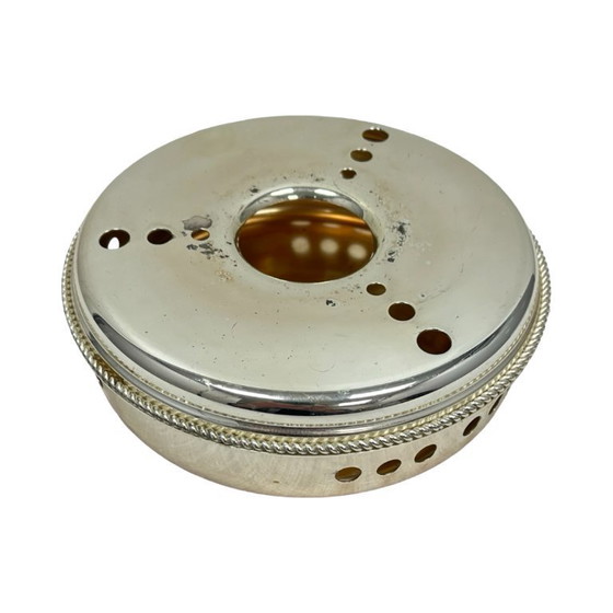 Image 1 of Chauffage vintage BBI von Braucke & Berkenhoff Iserlohn stövchen plaqué argent