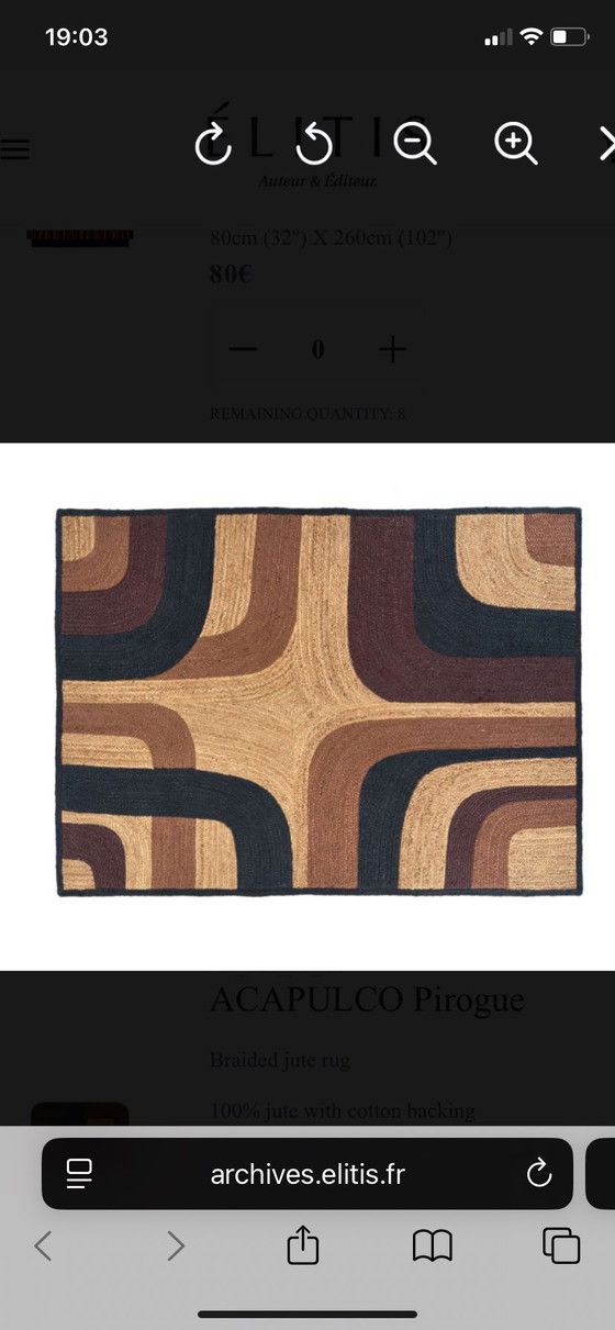 Image 1 of Vloerkleed Jute 