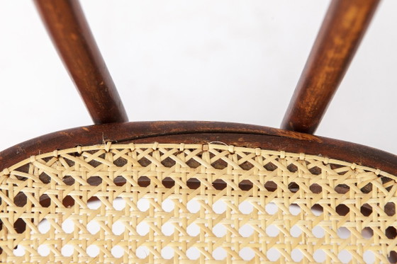 Antiker Bugholzstuhl im Stil von Thonet Nr. 56 | Österreichischer Rattanstuhl | 1930er Jahre (photo 9 of 13)