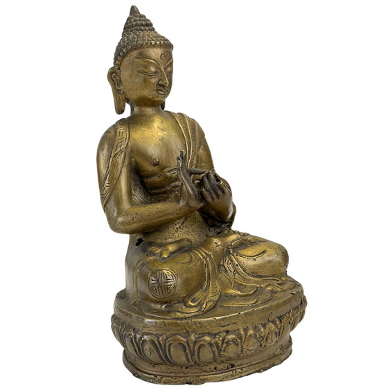 Estatua antigua de bronce de Buda Zanabazar siglo XVIII Shramana Mudra – Esculturas, Bronze (photo 2 of 11)