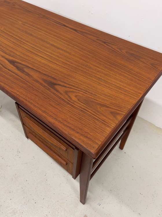 Image 1 of Gunnar Nielsen Teak Desk for Tibergaard, 1960s.