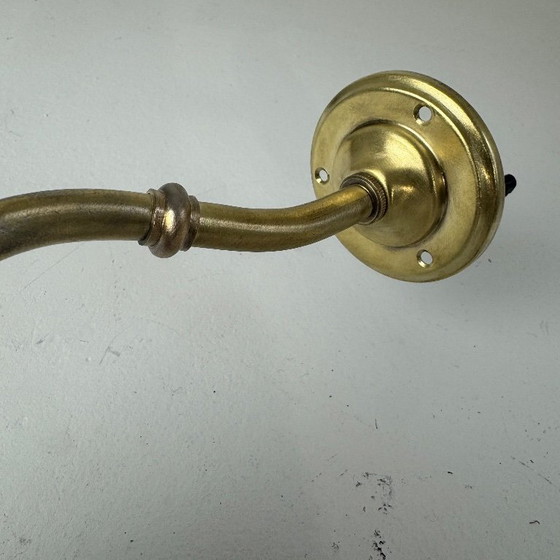 Image 1 of ANCIENNE APPLIQUE LAITON ET OPALINE VINTAGE