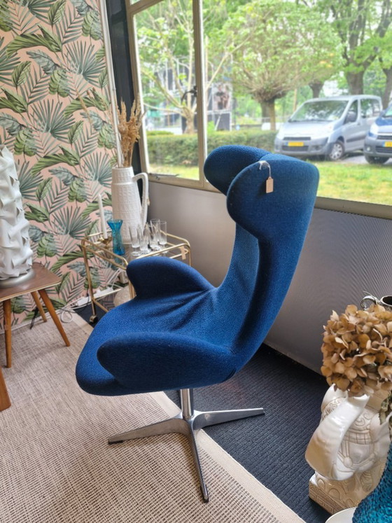 Fauteuil Egg Chair vintage des années 70, style danois – Wool (photo 8 of 13)