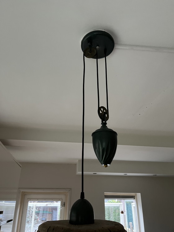 Image 1 of Vintage hanglamp contragewicht 