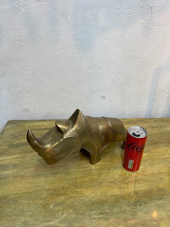 Image 1 of Rinoceronte dorato vintage