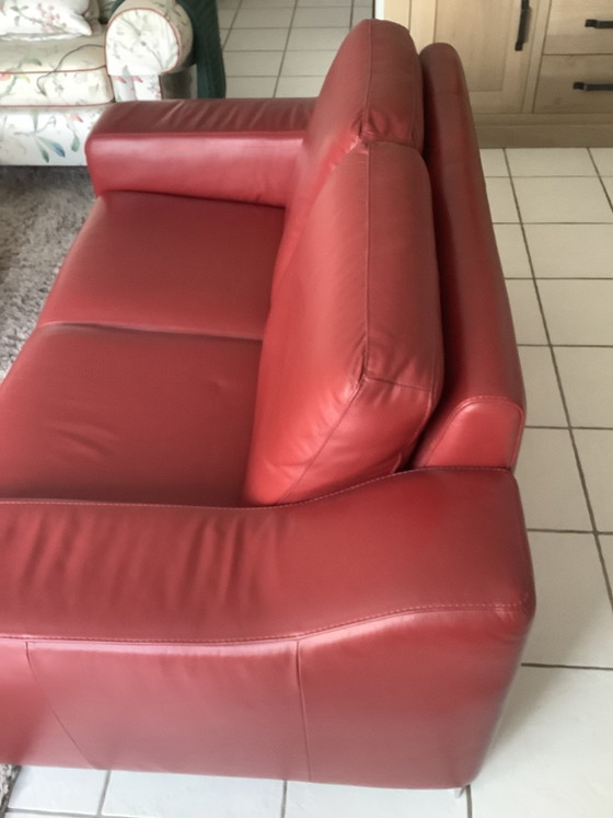 Divano 2 posti Nicoletti del designer J.H. Hicolity. – Divani 2 posti, Pelle, Metallo (photo 2 of 11)