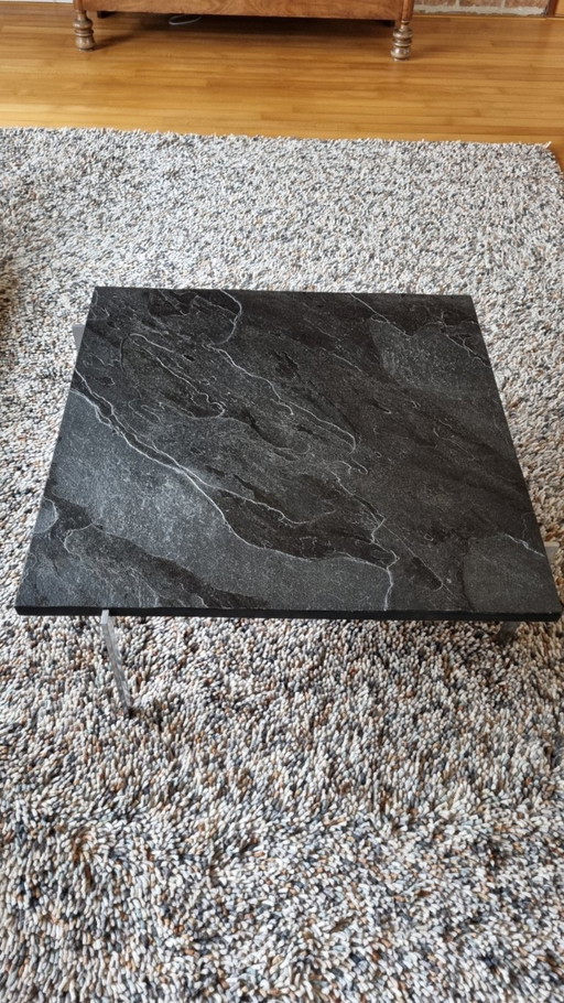 PK61 Slate Coffee Table designed by Poul Kjaerholm, made by E. Kold Christensen