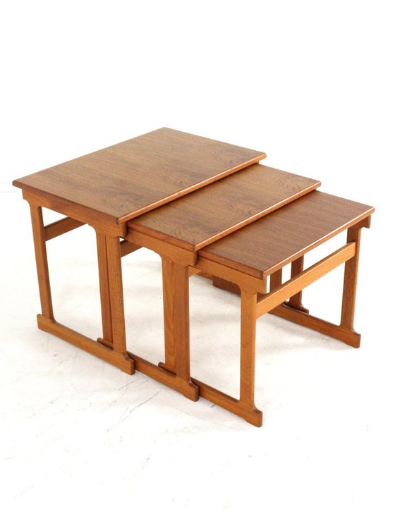 Image 1 of Tavolini impilabili Trioh Denmark 'Fugdal' vintage