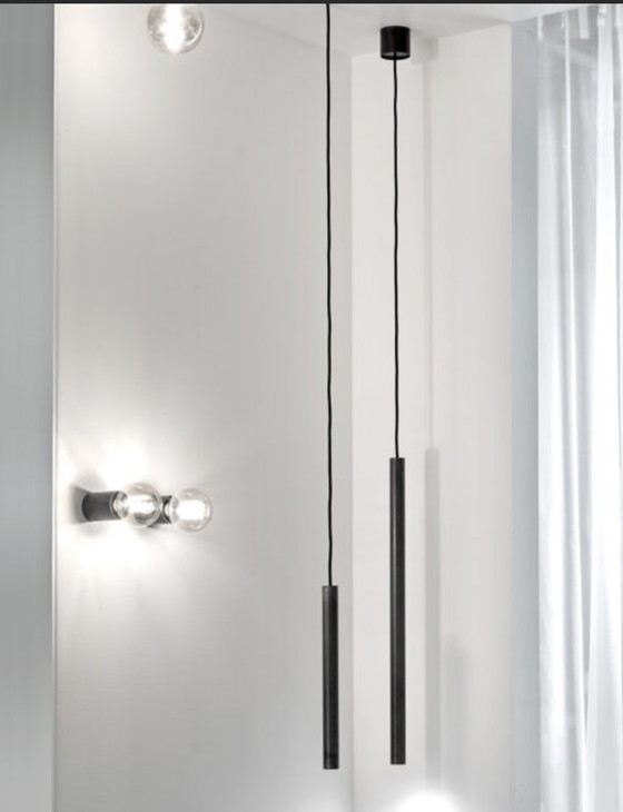 Image 1 of Lampade a sospensione N. 09 e N. 10 Acciaio blu – Sofisticato di Serax (Koen Van Guijze)