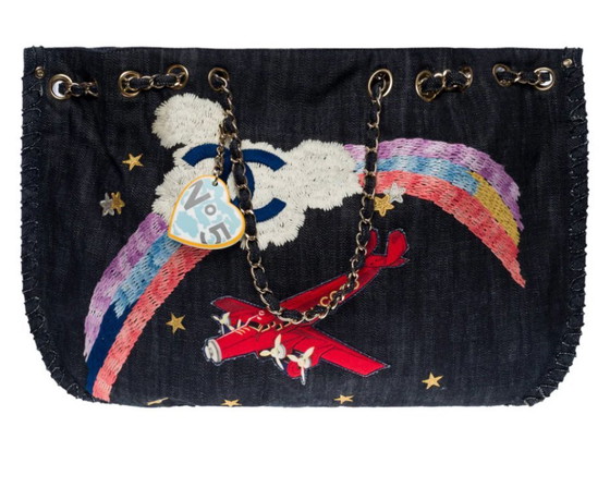Image 1 of Borsa CHANEL Cambon e Denim Marine - 101139