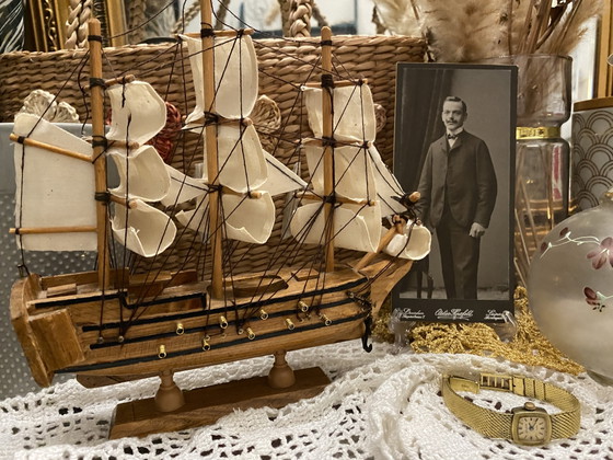 Image 1 of Retro vintage sailboat