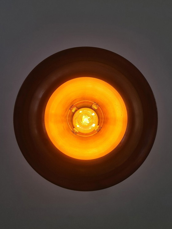 Image 1 of Artdeco - Lampada a sospensione - Ottone - Anni '30 - Francia