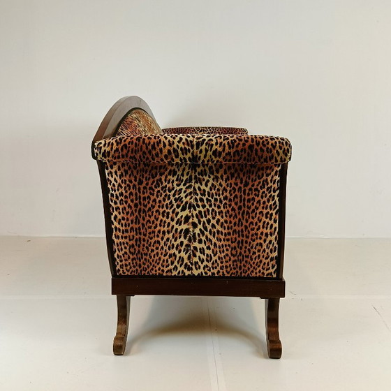 Biedermeyer Style Sofa In Leopard Trim – Couches, Other (photo 12 of 19)