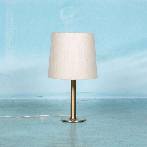 Vintage floor lamp 1970s, minimalist Japandi desk light