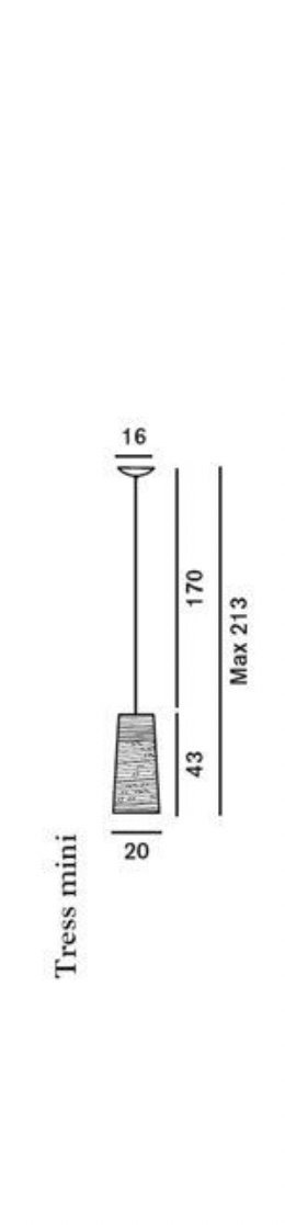 Image 1 of Mini lámpara colgante Tress de Foscarini -AHORA-