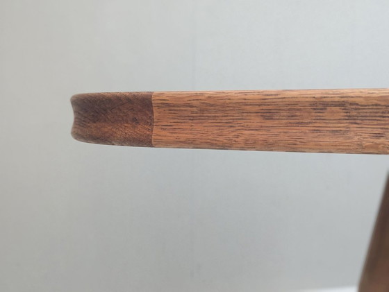 Image 1 of Table en chêne sculpturale moderniste française, années 1930