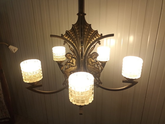Lustre antique unique – Bronze (photo 2 of 13)