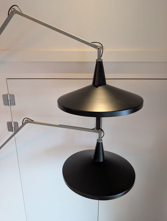 Image 1 of Lampade Panama, 2 pezzi. Di Wim Rietveld per Gipsen. (disponibili in set o singolarmente)