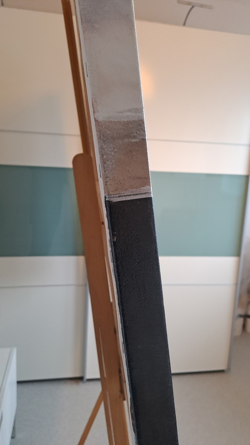 Peinture abstraite grand format 150 cm x 100 cm.