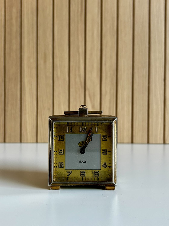 Image 1 of Vintage JAZ reisklok 1930 inclusief art deco doosje