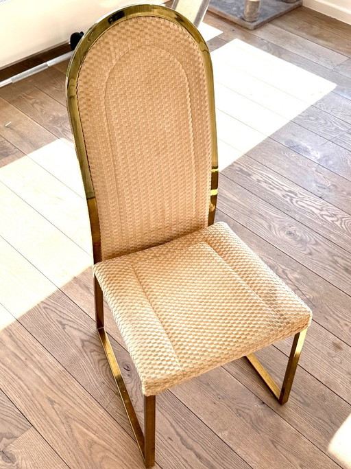 Chaise de salle à manger Belgo Chrom/ Belgochrom des années 70