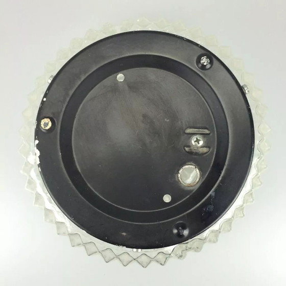 Image 1 of 60er 70er Jahre Lampe Leuchte Plafoniere Flush Mount Glas Space Age Design 60s