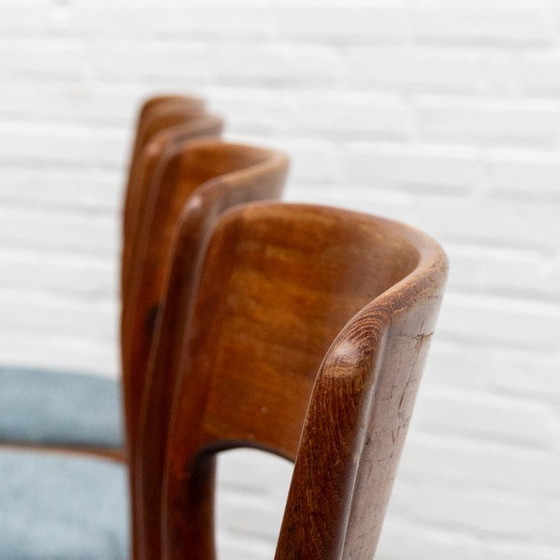 Image 1 of Juego de 4 sillas de comedor Henning Kjaernulf