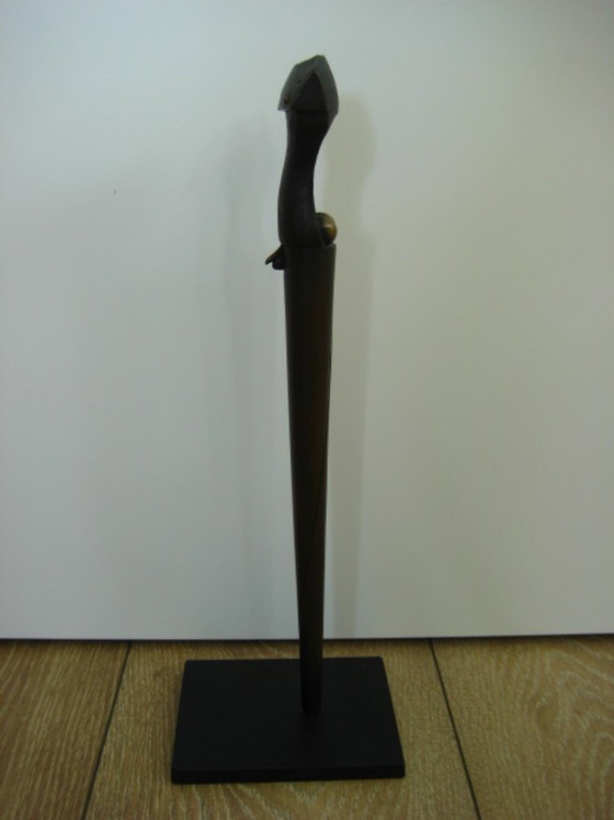 Paul Wunderlich (1927-2010). Stele Des Hermes. – Kunst, Bronze, Metal (photo 5 of 9)