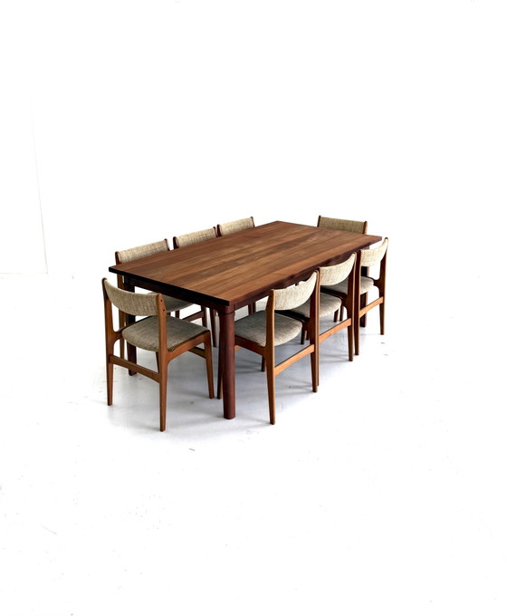 Vintage Danish Teak Dining Table '60 – Wood, Metal (photo 10 of 15)