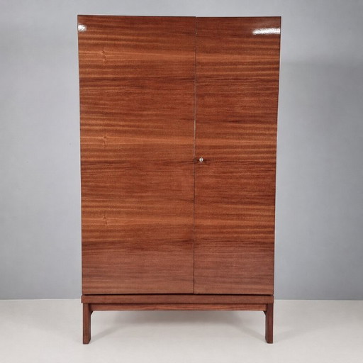 Vintage-Kleiderschrank aus Buche, 1970er Jahre