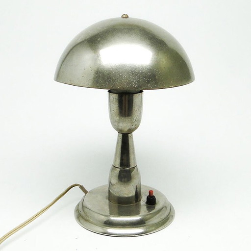 Art Deco Table Lamp by A. Gałecki, Poland, 1960s – tafellampen, Metal